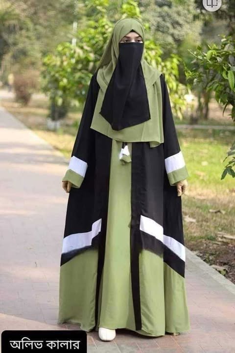 B-7: Dress name : Arabiyan 3 borkha (koti adjust)