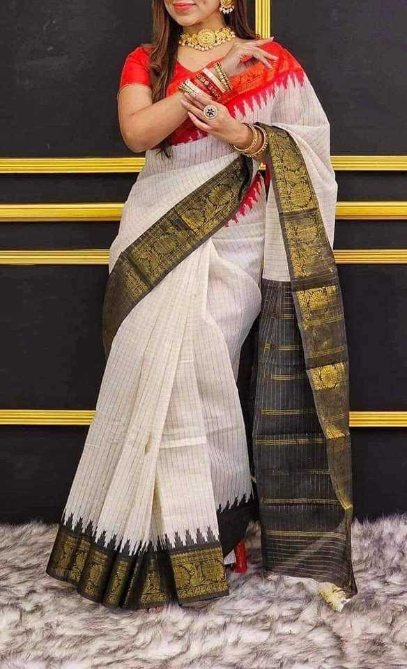 মাদুরাই হাফসিল্ক শাড়ি