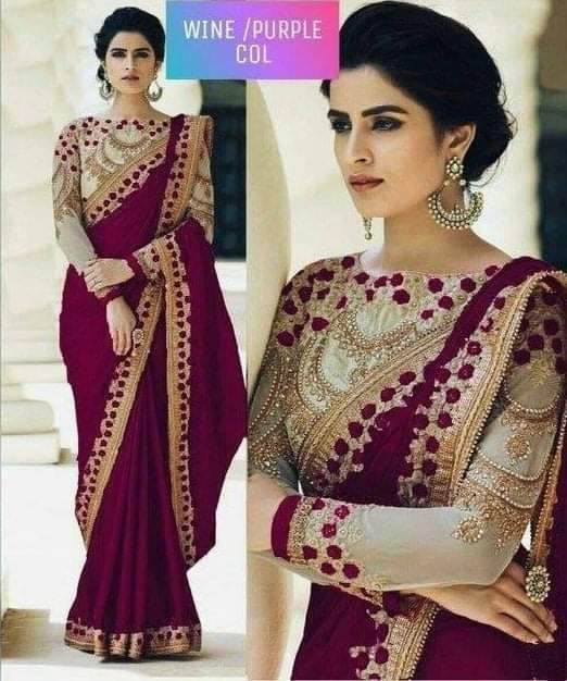 Indian jeorjet sharee with blouse